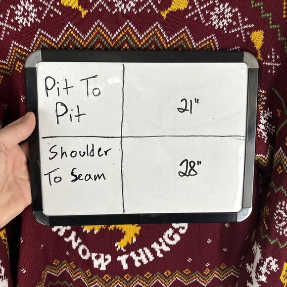 Game of Thrones I Drink and I Know Thing Knitted Ugly Sweater Size Large - Picture 5 of 5